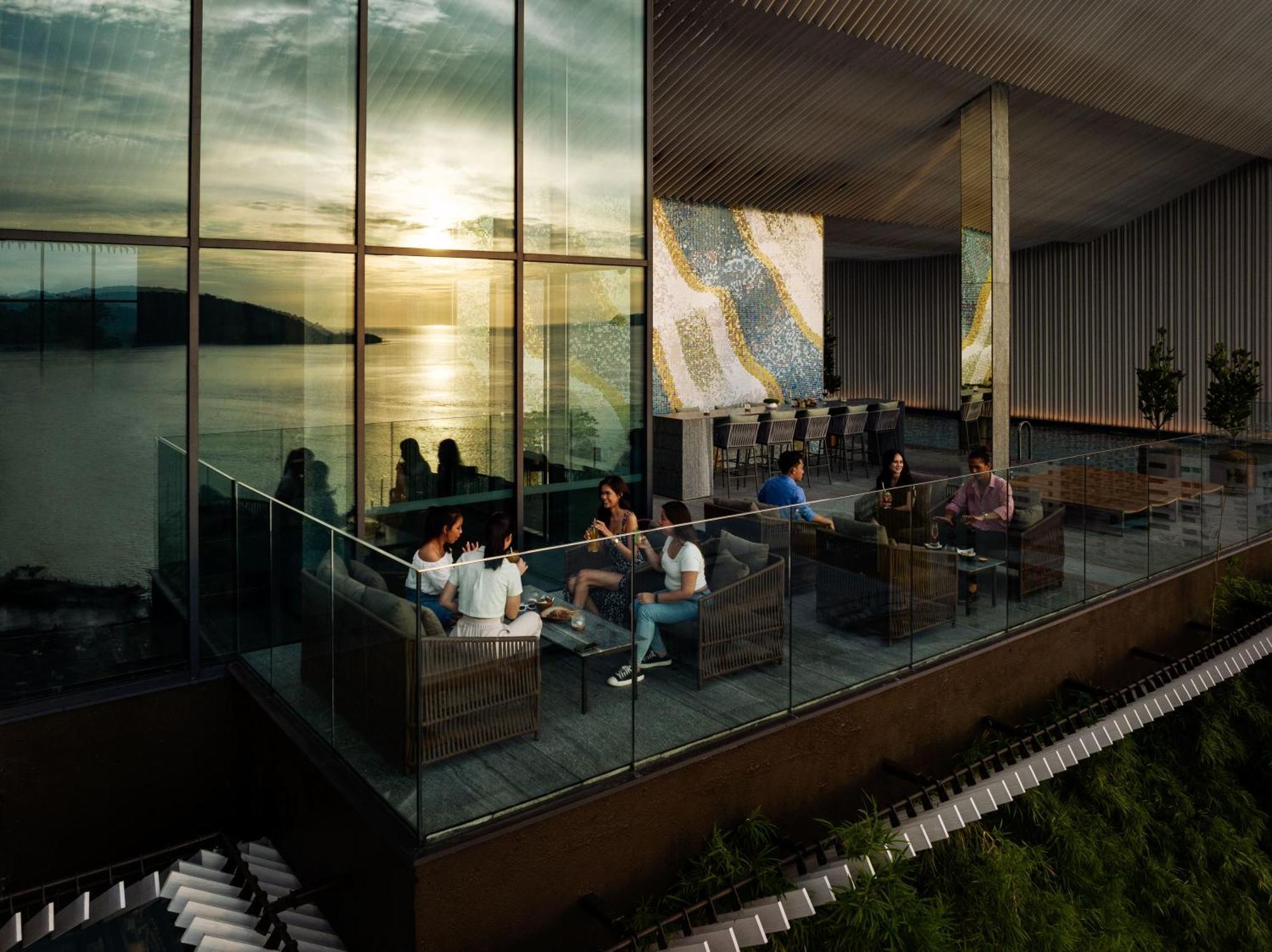 فندق Hyatt Centric كوتا كينابالو المظهر الخارجي الصورة The Sky Bar